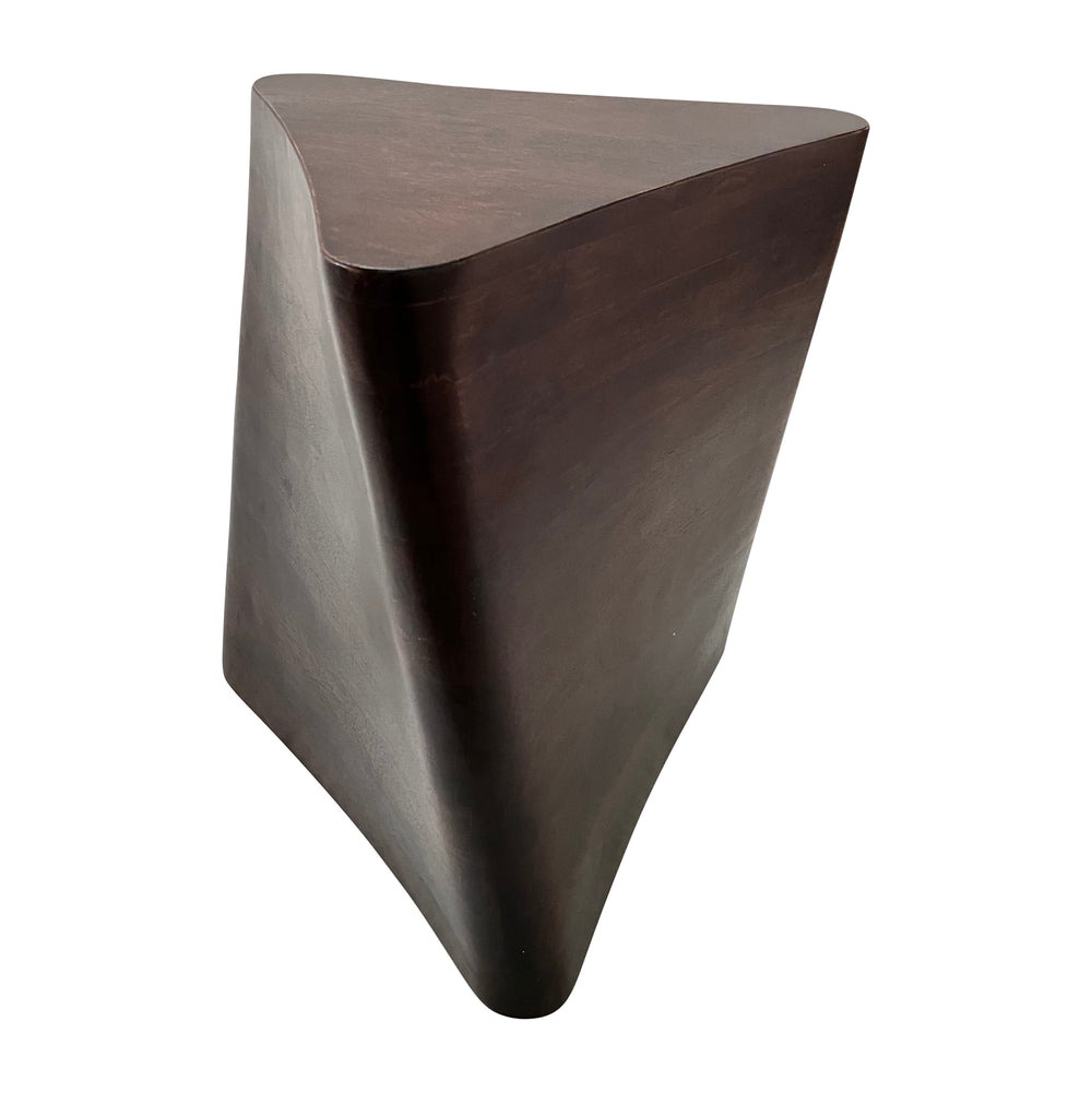 Wood, 18" Modern Side Table, Brown
