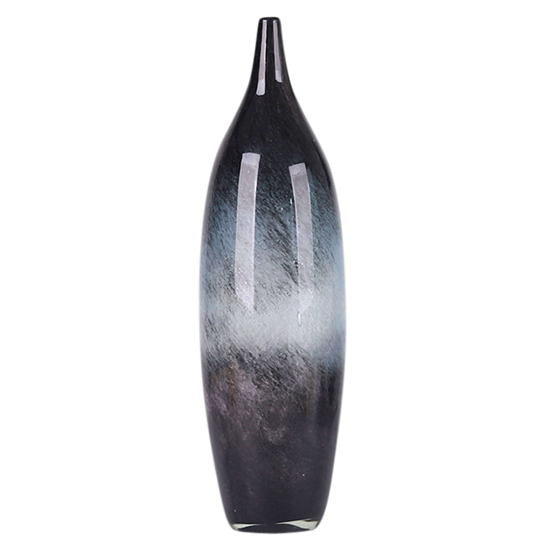 Glass, 18" Vase Blue Ombre