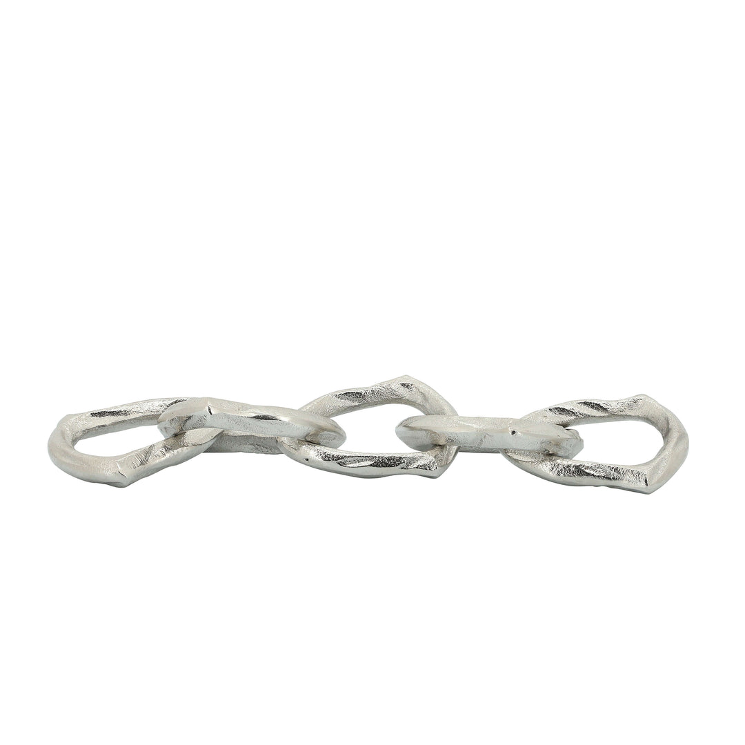 Metal 15" Chain Links, Silver