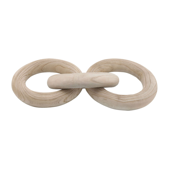 21" 3 Wooden Rings, Natural