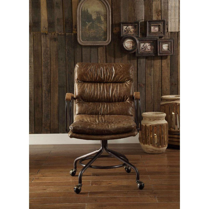 Harith Executive Office Chair 23"L X 26"W X 37"H / Vintage Whiskey