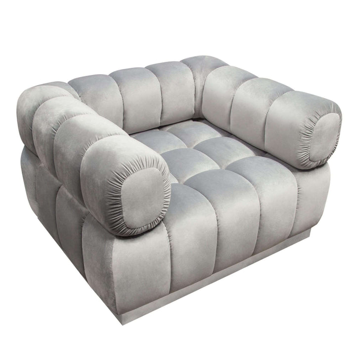 Image Low Profile Chair in Platinum Grey 45 x 38 x 28