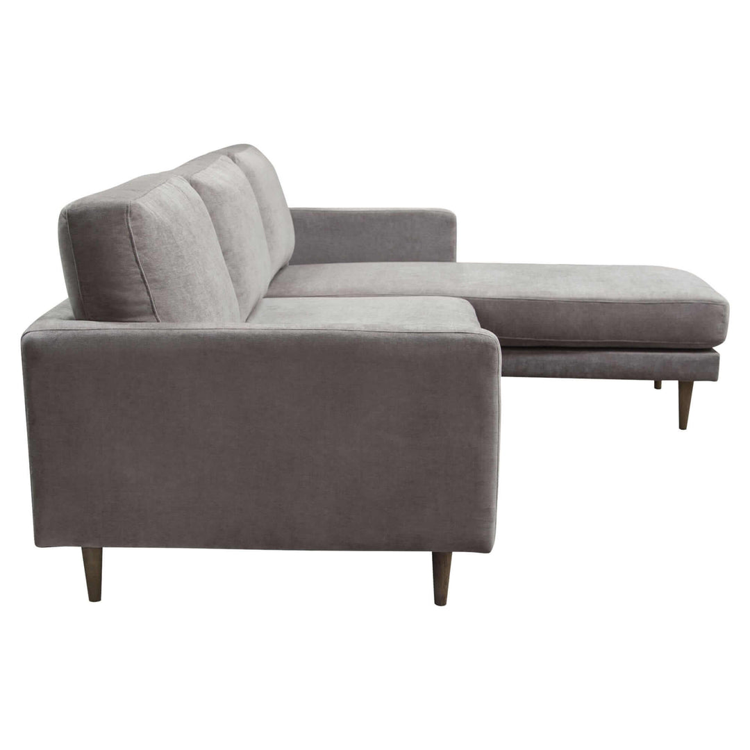 Kelsey Reversible Sectional Grey / 96.75 x 65 x 35.50