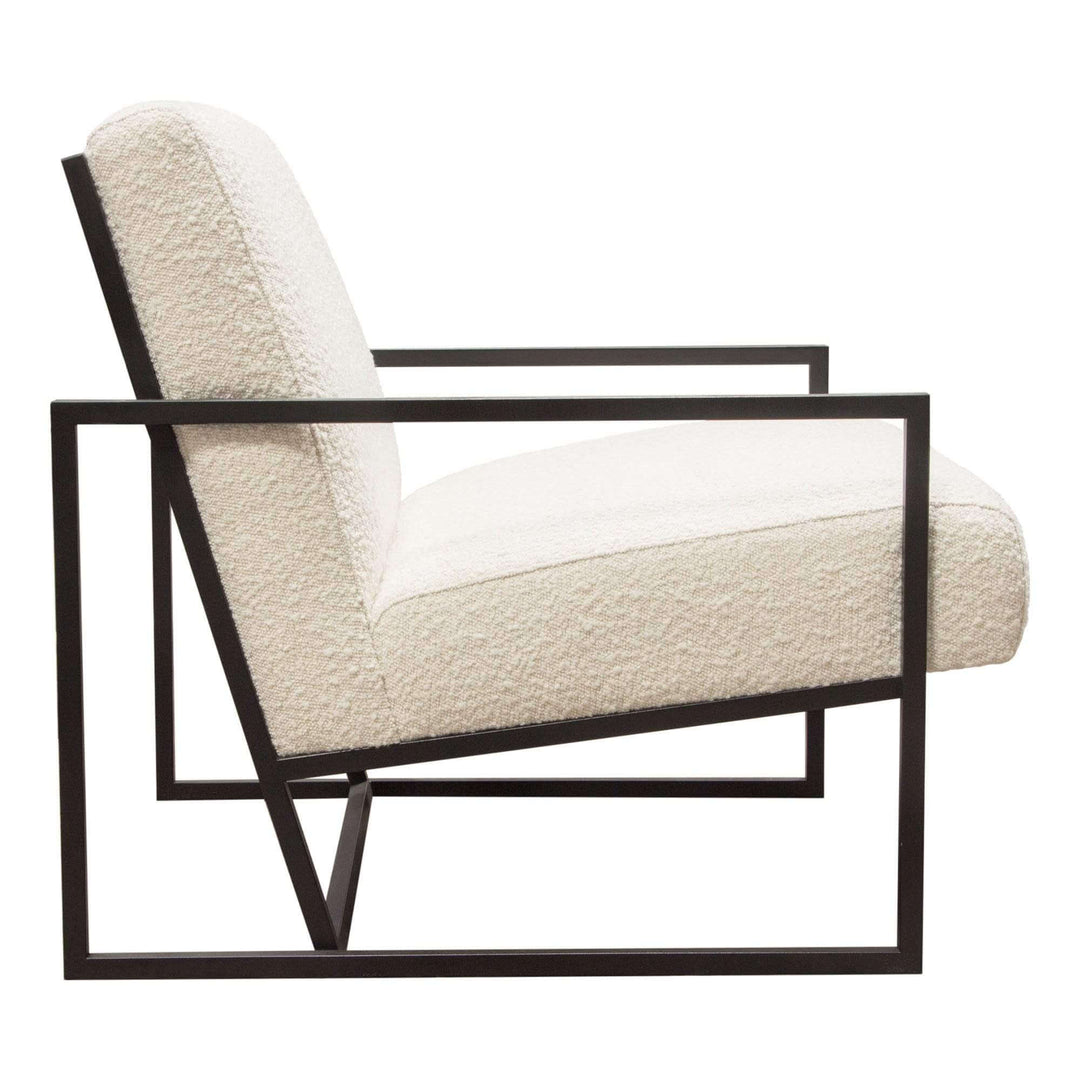 Luxe Accent Chair in Bone Boucle 32x32x30 / Bone