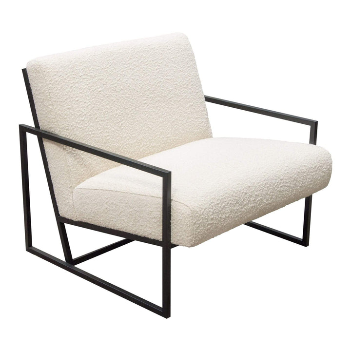Luxe Accent Chair in Bone Boucle 32x32x30 / Bone