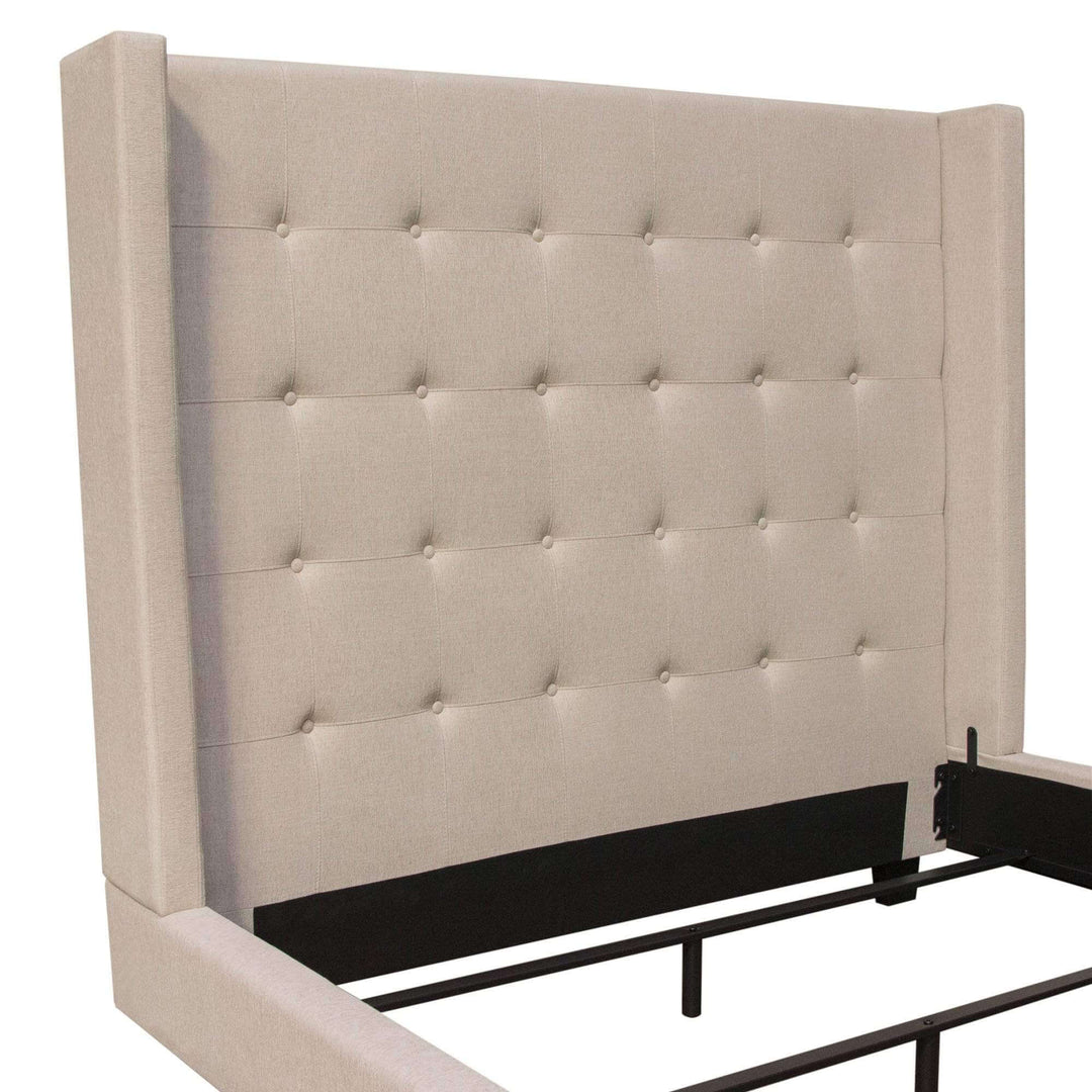 Madison Ave Tufted Wing Bed
