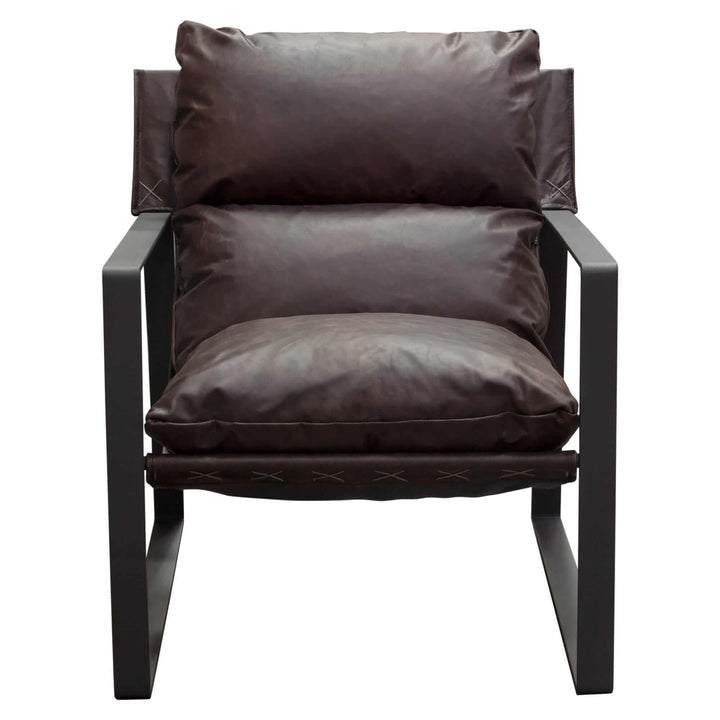 Miller Accent Chair Chocolate / 35 x 28 x 32