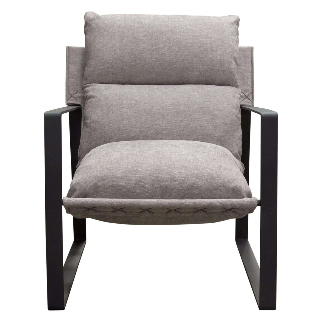 Miller Accent Chair Grey / 35 x 28x 32