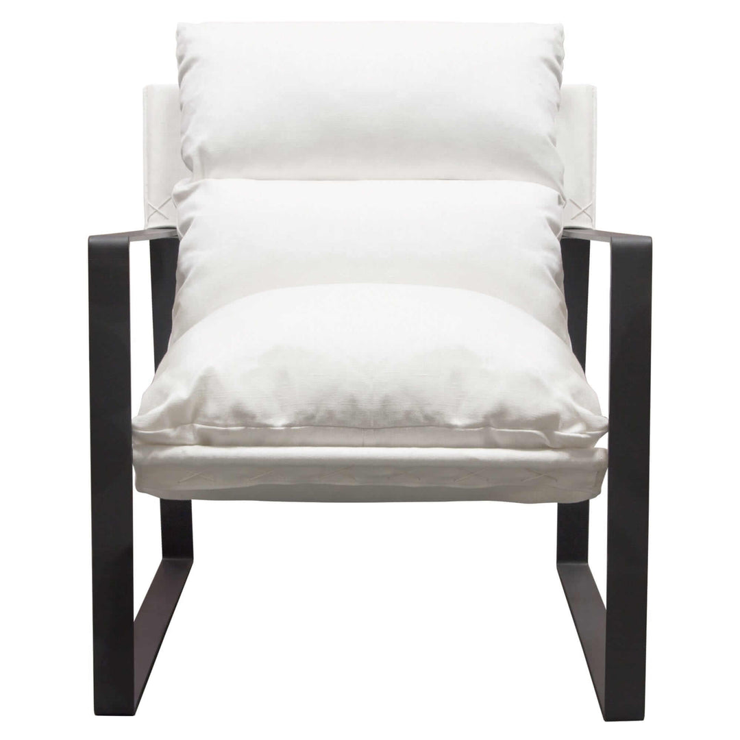Miller Accent Chair White / 28x35x32