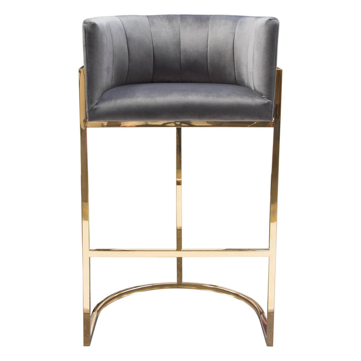 Pandora Bar Height Chair 22.88 x 20.25 x 39.50 / GREY