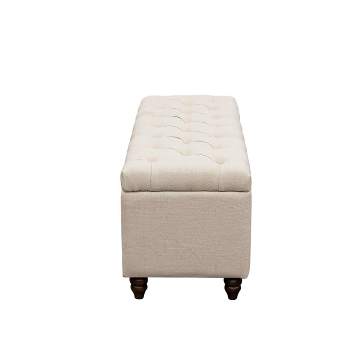 Park Ave Tufted Lift Top Storage Trunk