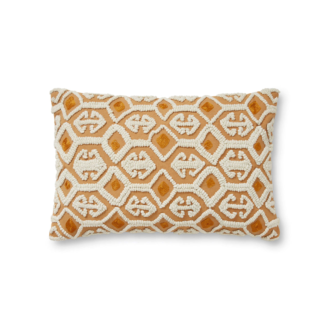 Pll0050 Throw Pillow 13'' x 21'' / Poly-Filled / Ivory / Multi