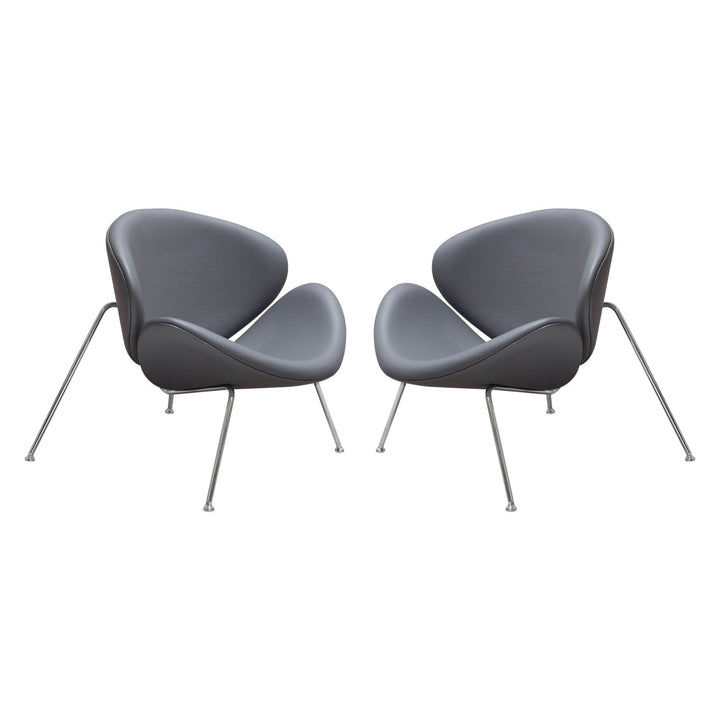 Roxy Accent Chair Set of (2) 31x33x28 / Grey