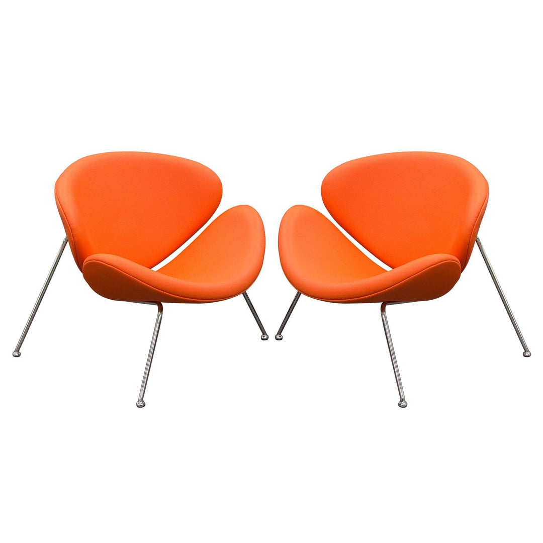 Roxy Accent Chair Set of (2) 31x33x28 / Orange