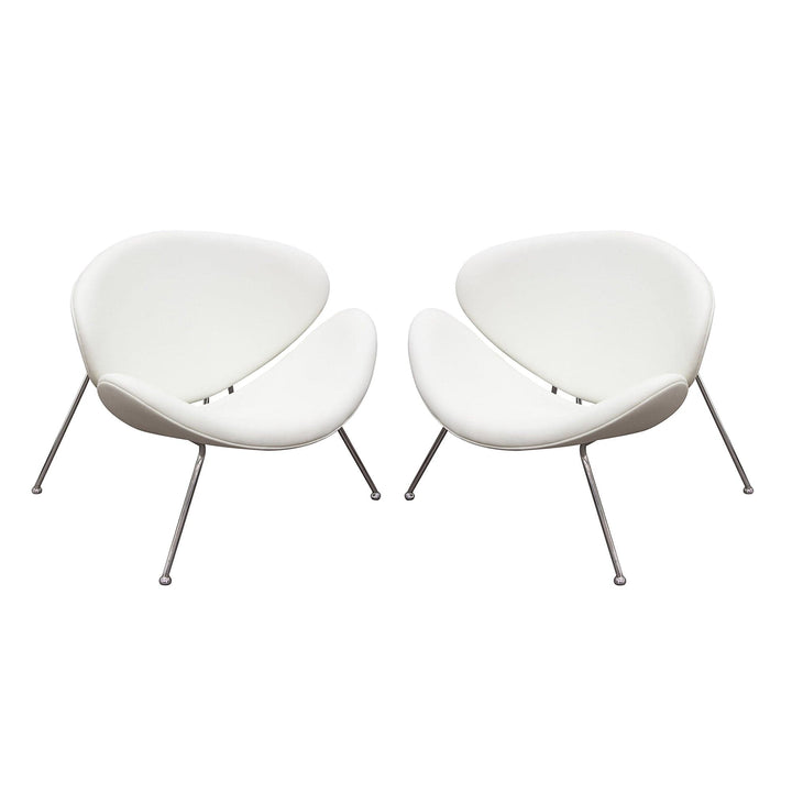 Roxy Accent Chair Set of (2) 31x33x28 / White