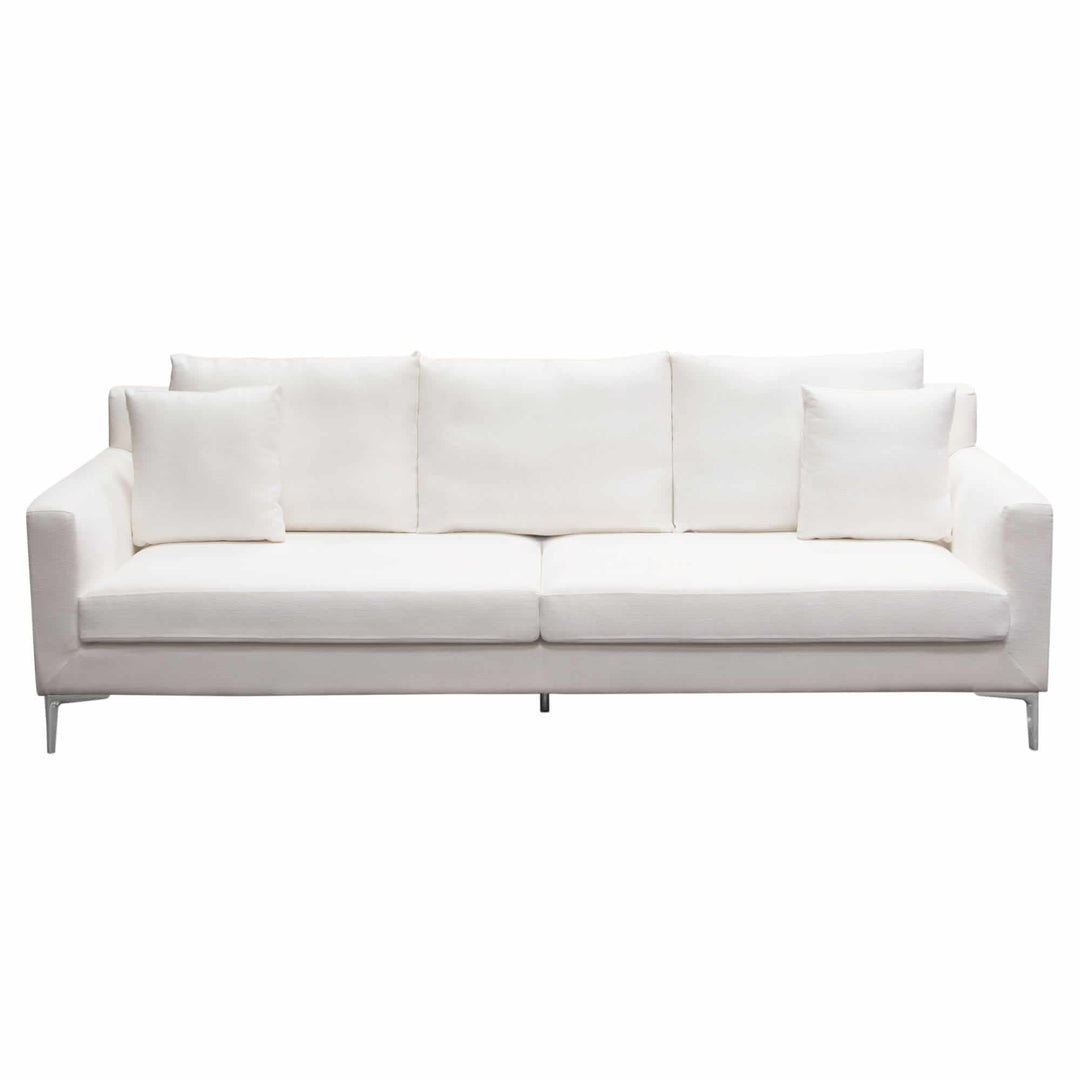 Seattle Loose Back Sofa 95x37x31 / White