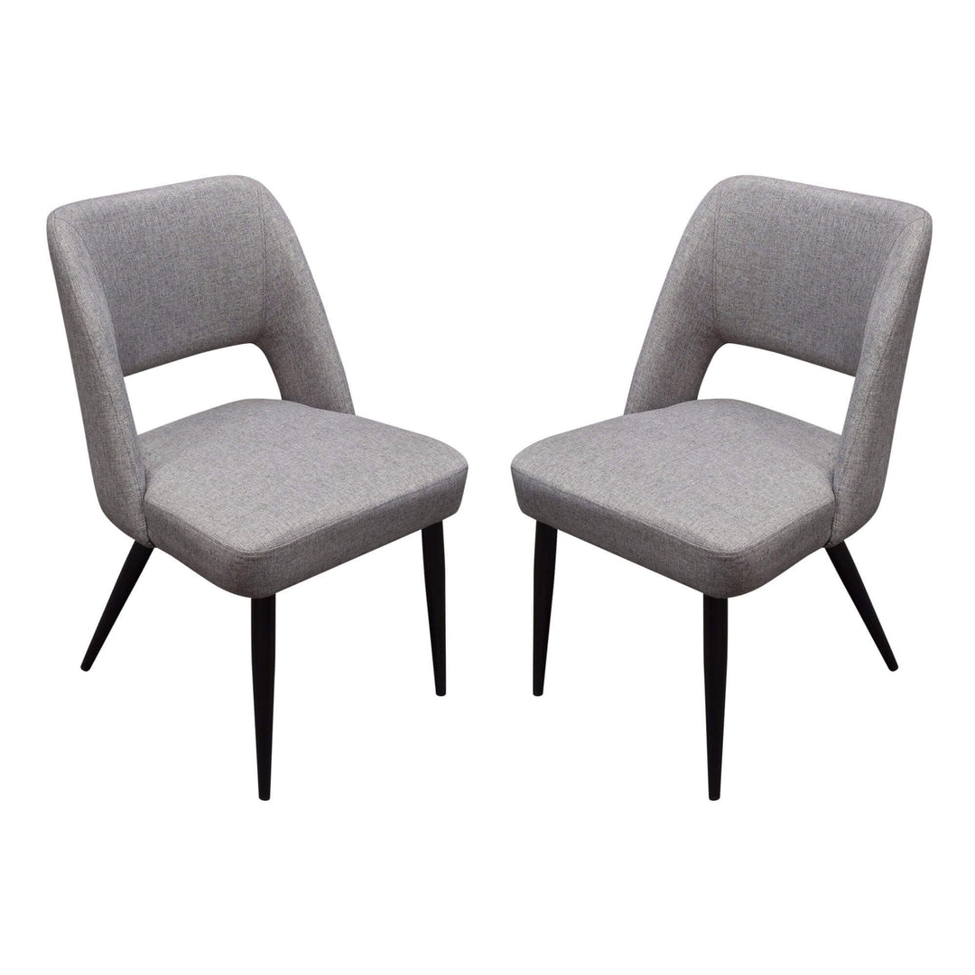 Set of (2) Reveal Dining Chairs 21x24x34 / Grey