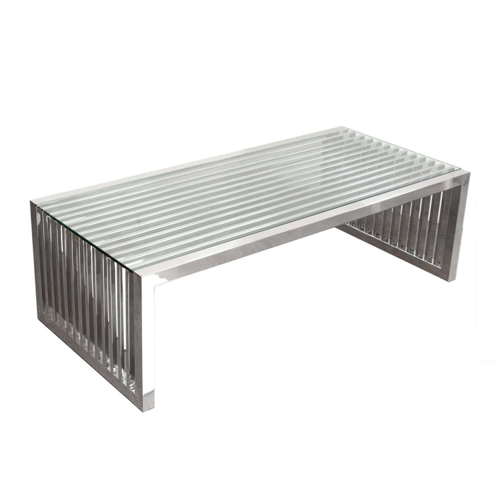 SOHO Cocktail Table Stainless Steel / 51 x 24 x 16