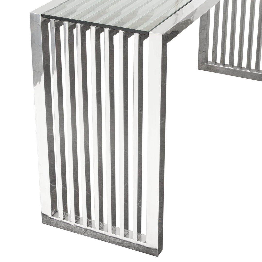 SOHO Console Table Stainless Steel / 55 x 16 x 28