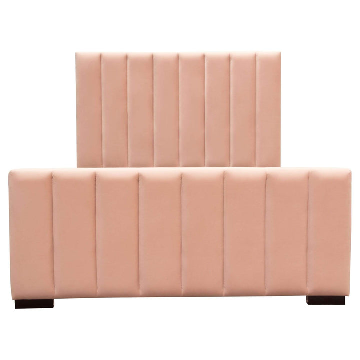 Venus Tufted Bed Queen / Blush Pink