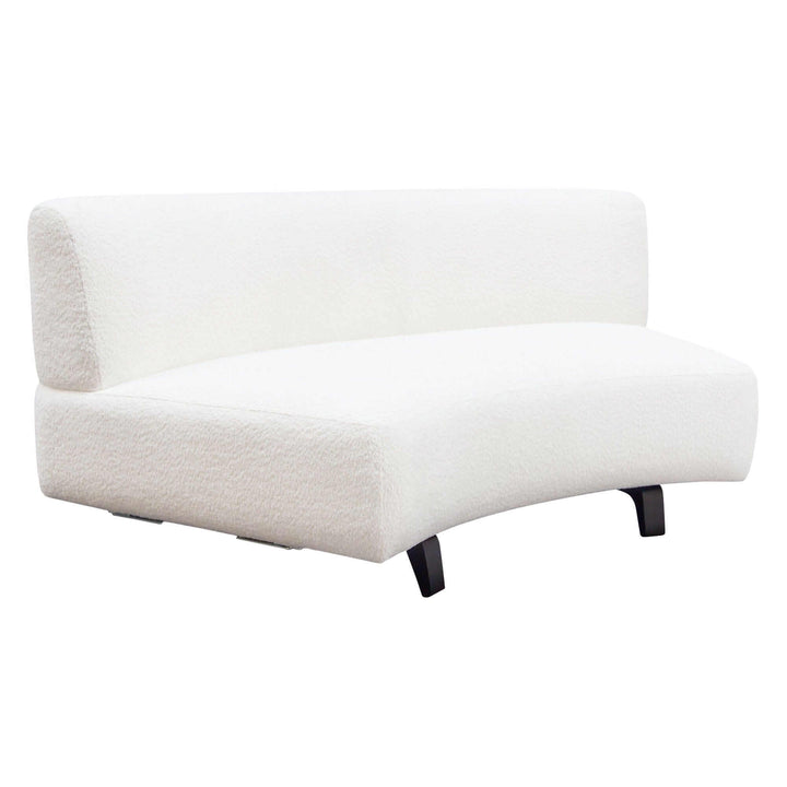 Vesper 3PC Modular Curved Sofa White