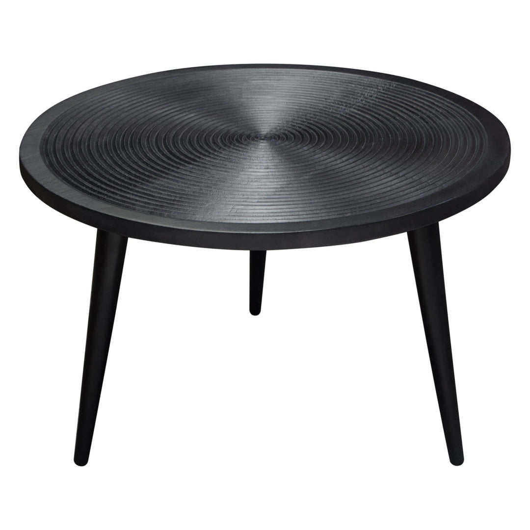 Vortex Round Cocktail Table 29x29x18 / Black