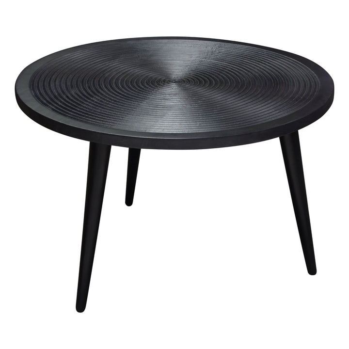 Vortex Round Cocktail Table 29x29x18 / Black