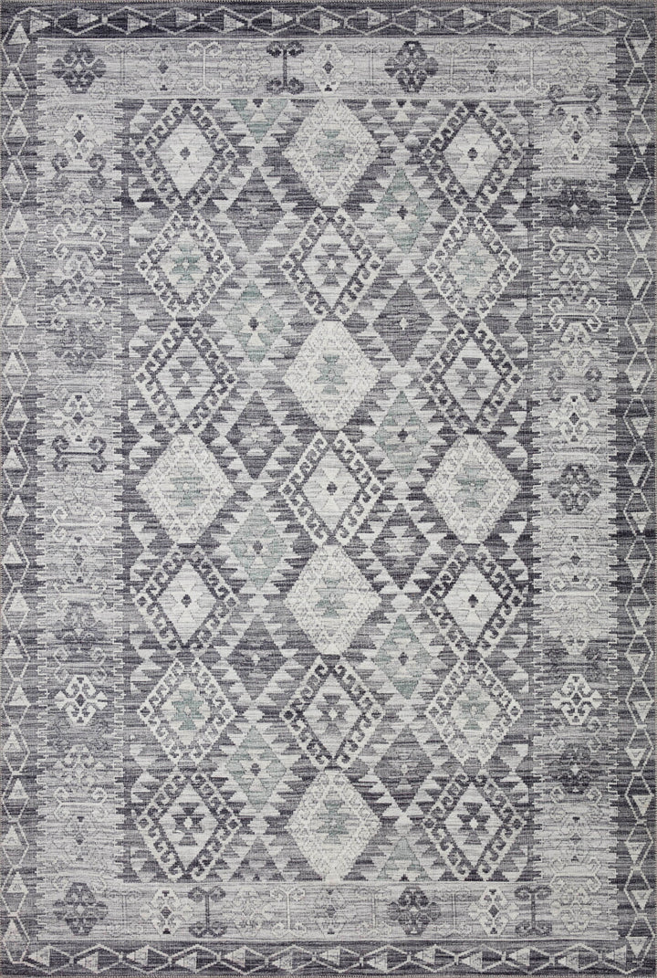 Zion Rug Collection 2'-3" x 3'-9" / Charcoal / Slate